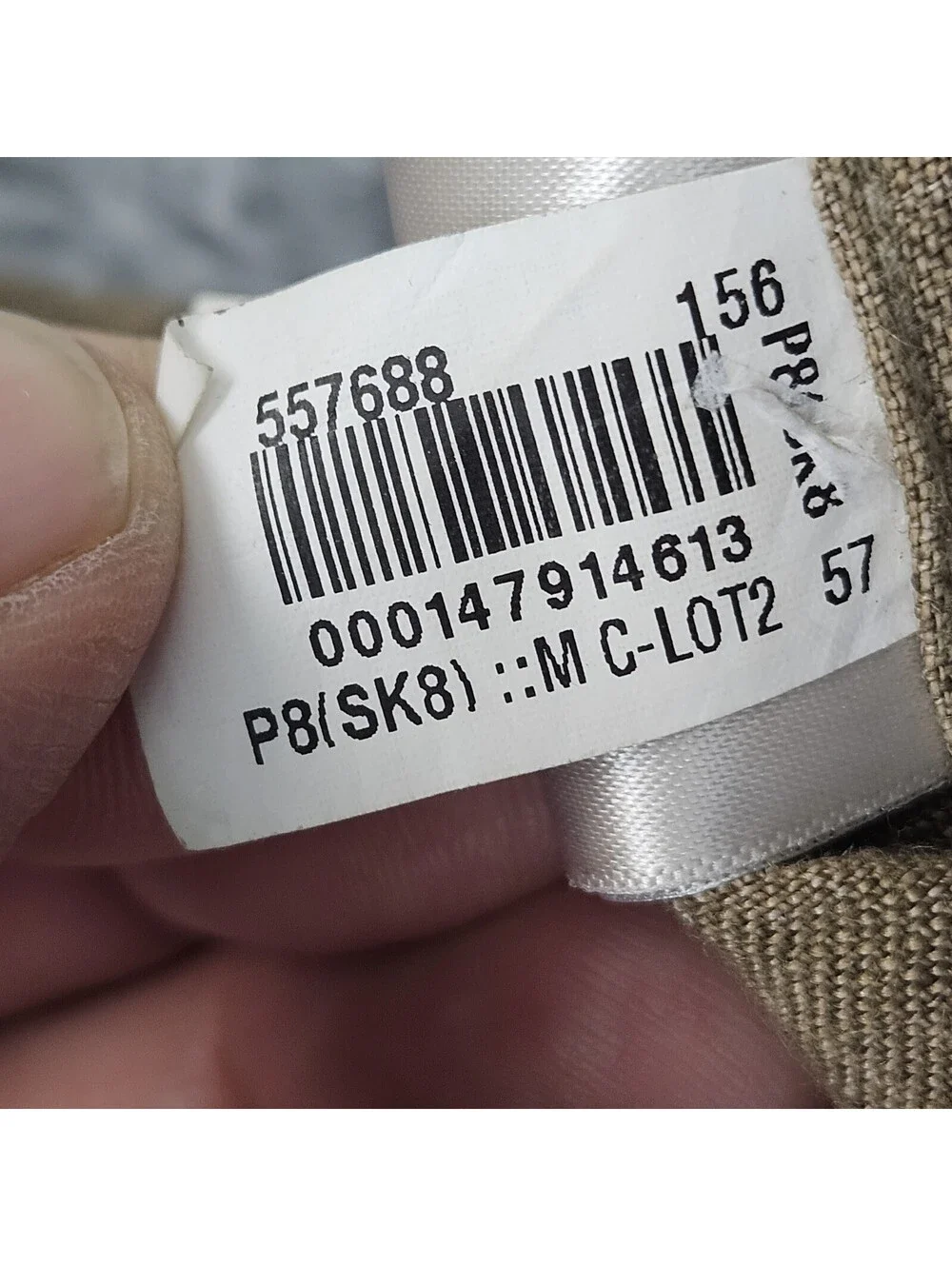 Banana Republic 100% Linen Shirt Men Medium Relaxed Fit Brown Flap Pockets
